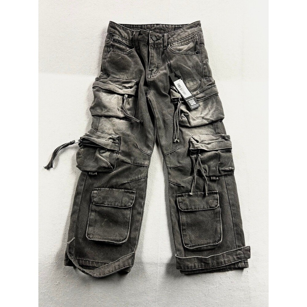 Rockstar Original Women’s Lenz Baggy Denim Pants Black Y2K Grunge Hip Hop